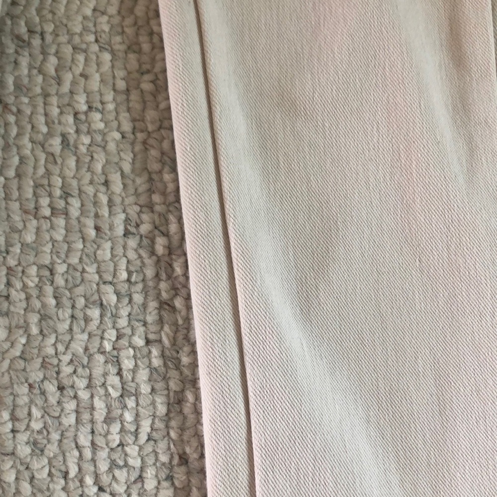 Time and Tru Cream Leggings High-Waisted Capris - Picture 6 of 9